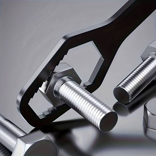 multi functional wrench adjustable and self tightening with a 3 17 mm 5 mm thick durable construction and a portable handle suitable for automotive repair and