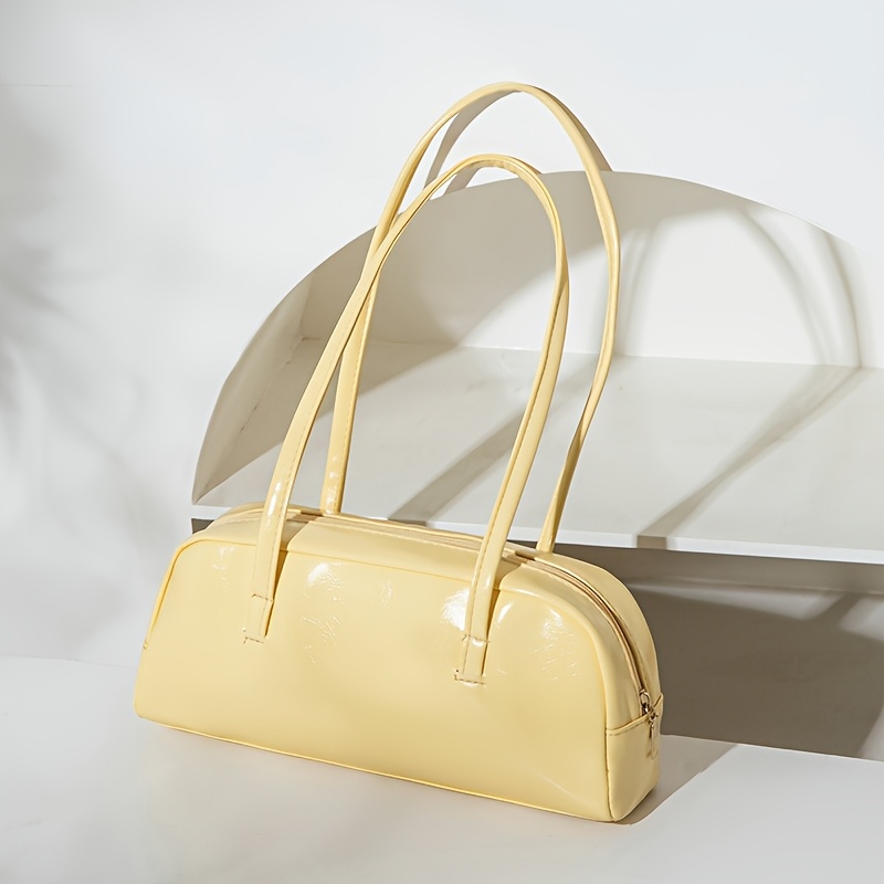 Image of New Fashionable Individual Handbag, Easy Niche Versatile Shoulder Bag, Fixed Long Shoulder Strap/zipper Closure Temperament Women's Bag, Suitable For Parties, Travel, And Workplace