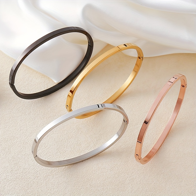 Women's Minimalist Glossy 18Kgf Bangle