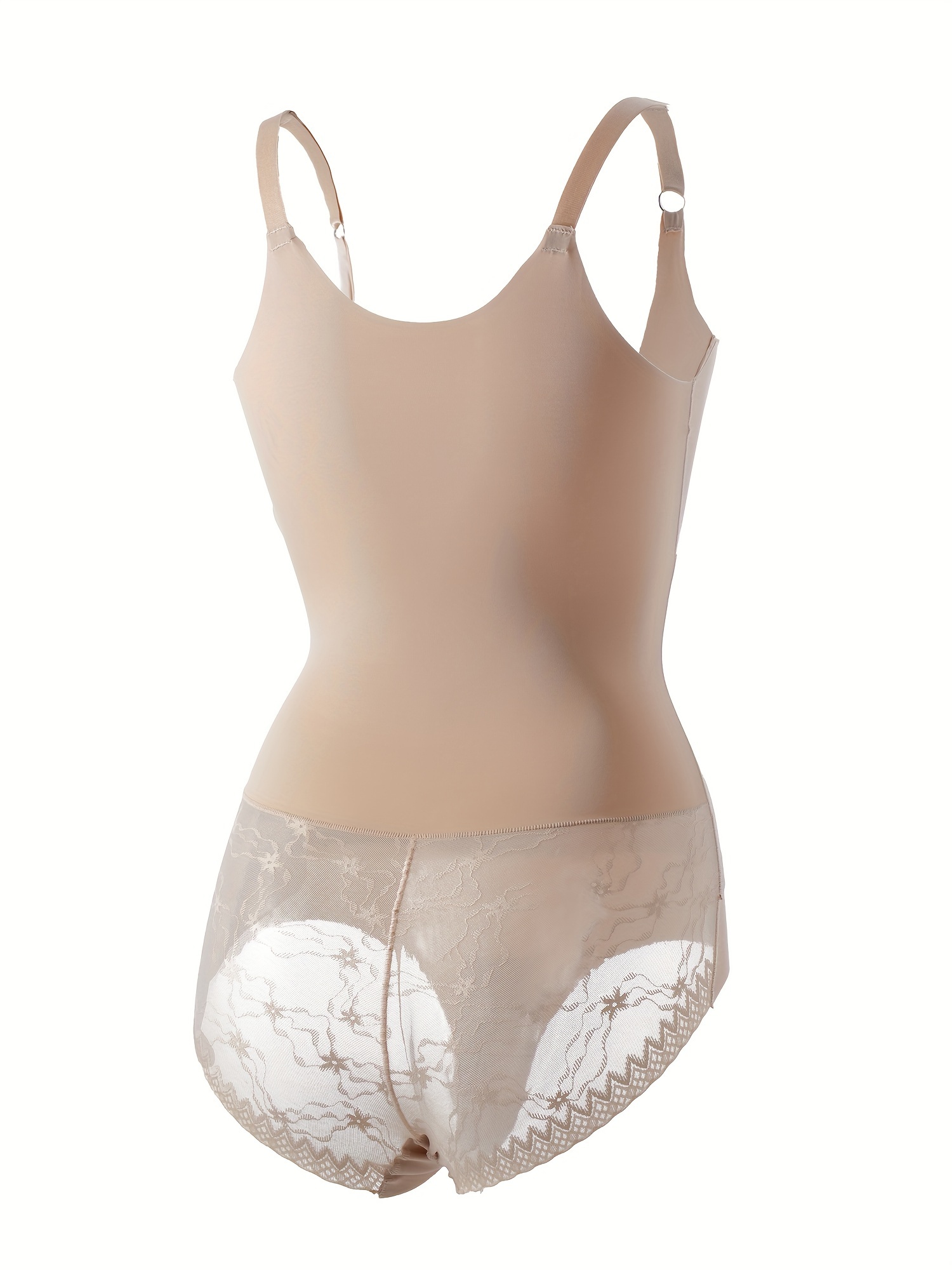 Contrast Sheer Lace Bodysuit - ShopperBoard