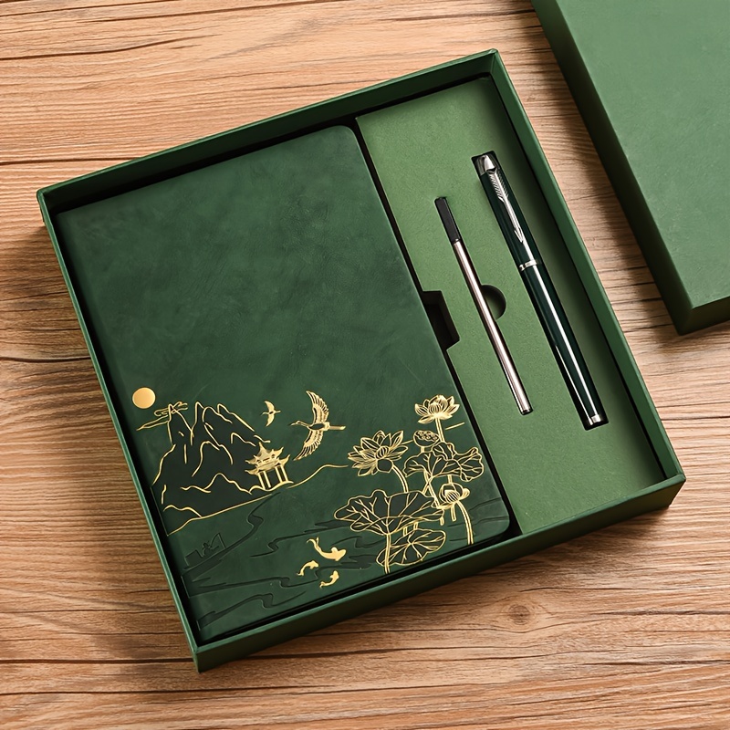 E-shop Notizbuch-Set, 1-tlg., erhältlich als einzelnes Notizbuch oder Set. Set enthält Stift + . Einzelnes Notizbuch ist einzeln verpackt.