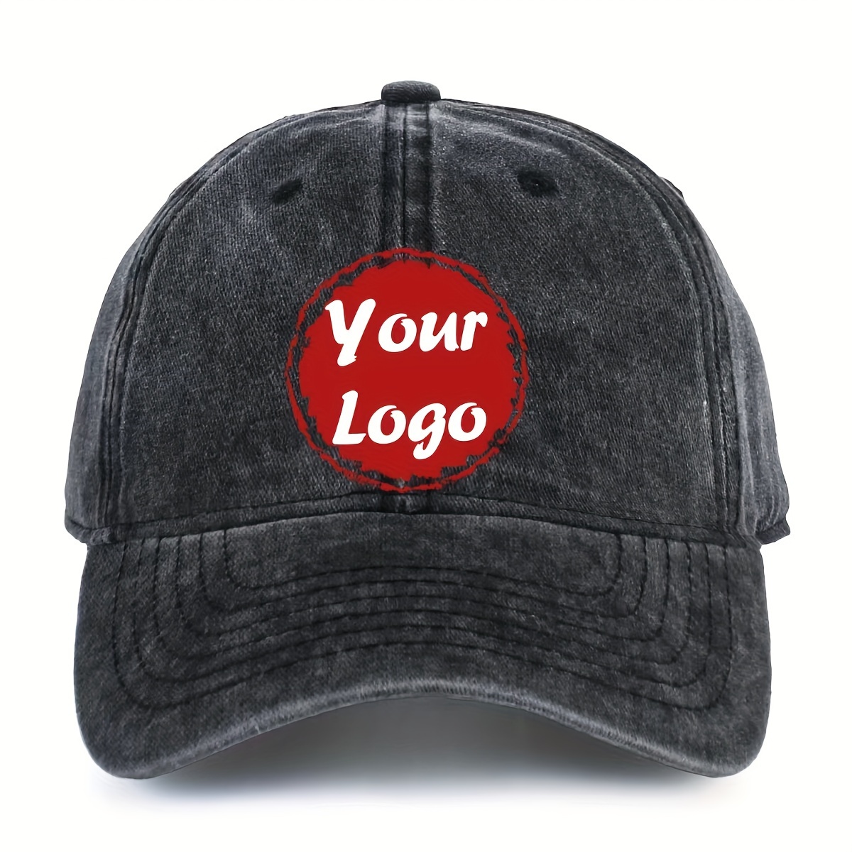 TEMU Customizable Baseball   - Breathable, Adjustable Cotton Dad Hat For