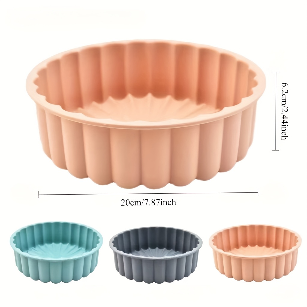 1pc silicone cake mold 10 inch round cake pan reusable Temu