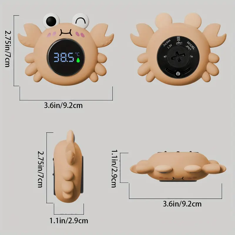 Thermomètre Bain Bébé Pingouin LED – Jouet Flottant, Affichage Numérique Précis, Sécurité Et Fun Pour Le Bain
