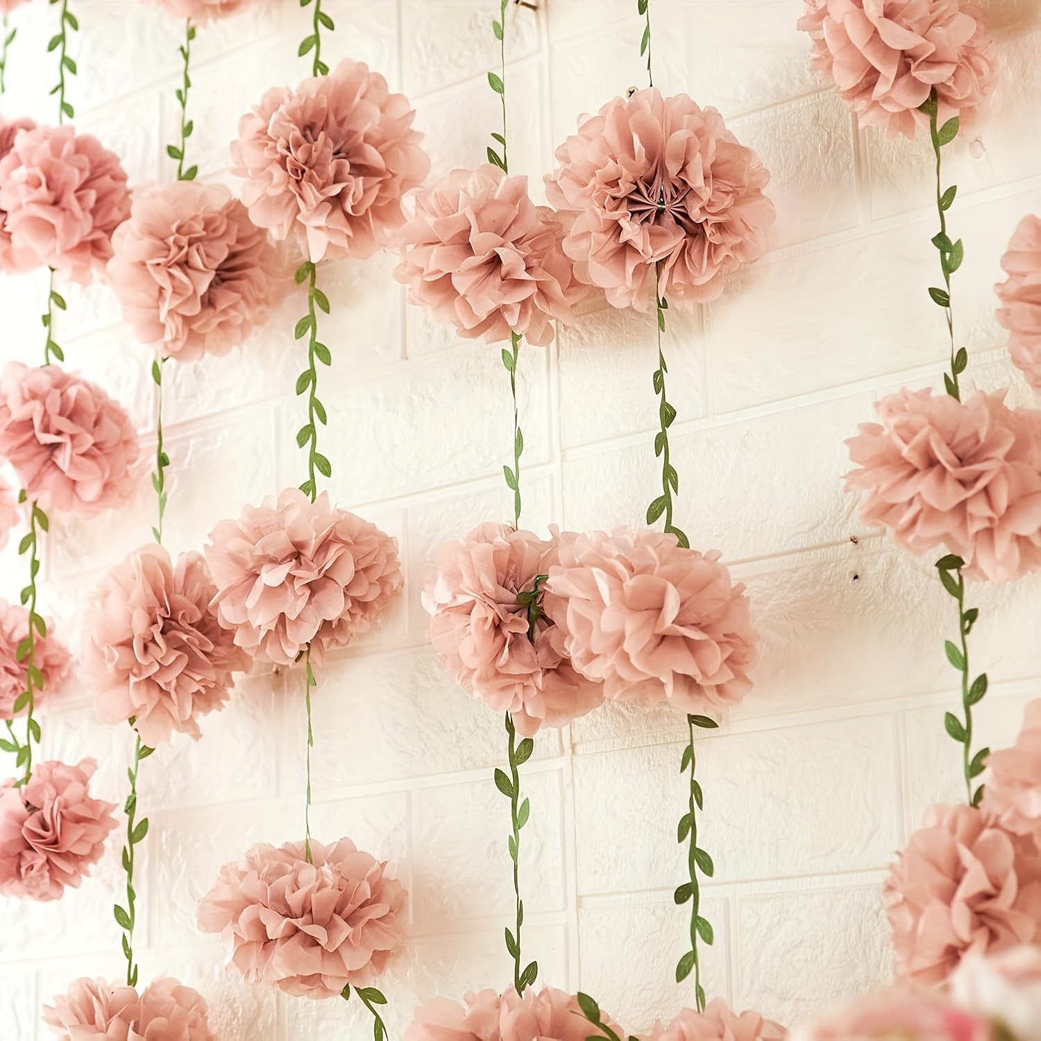Baby In Blüte Fotohintergrund - Wildblumen-Motiv Für Babyparty, Mädchen, Rosa Aquarell, 210x150 Cm