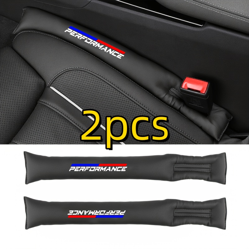 TEMU 2pcs Pu Leather Car Seat Side Seam Sealing Strip, Waterproof And Durable Leak-proof Seat Seam Filling Strip, Easy-to-install Car Interior