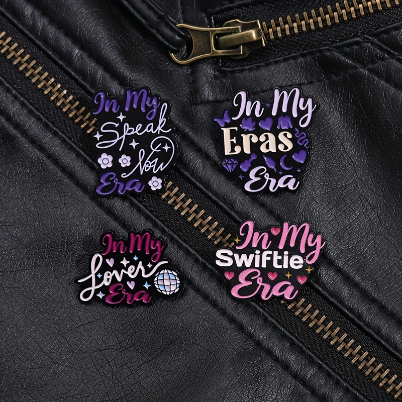 

Eras Era Brooch Pins: In My , In My Lover Era, In My Swiftie Era - Fashionable Enamel Brooches For Backpacks, Clothing, And Gifts