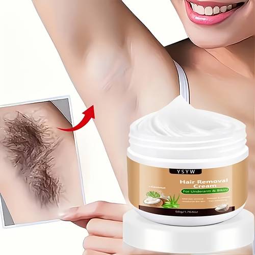 single use 6 month long lasting smoothness 50g coconut unisex quick hair removal cream removal