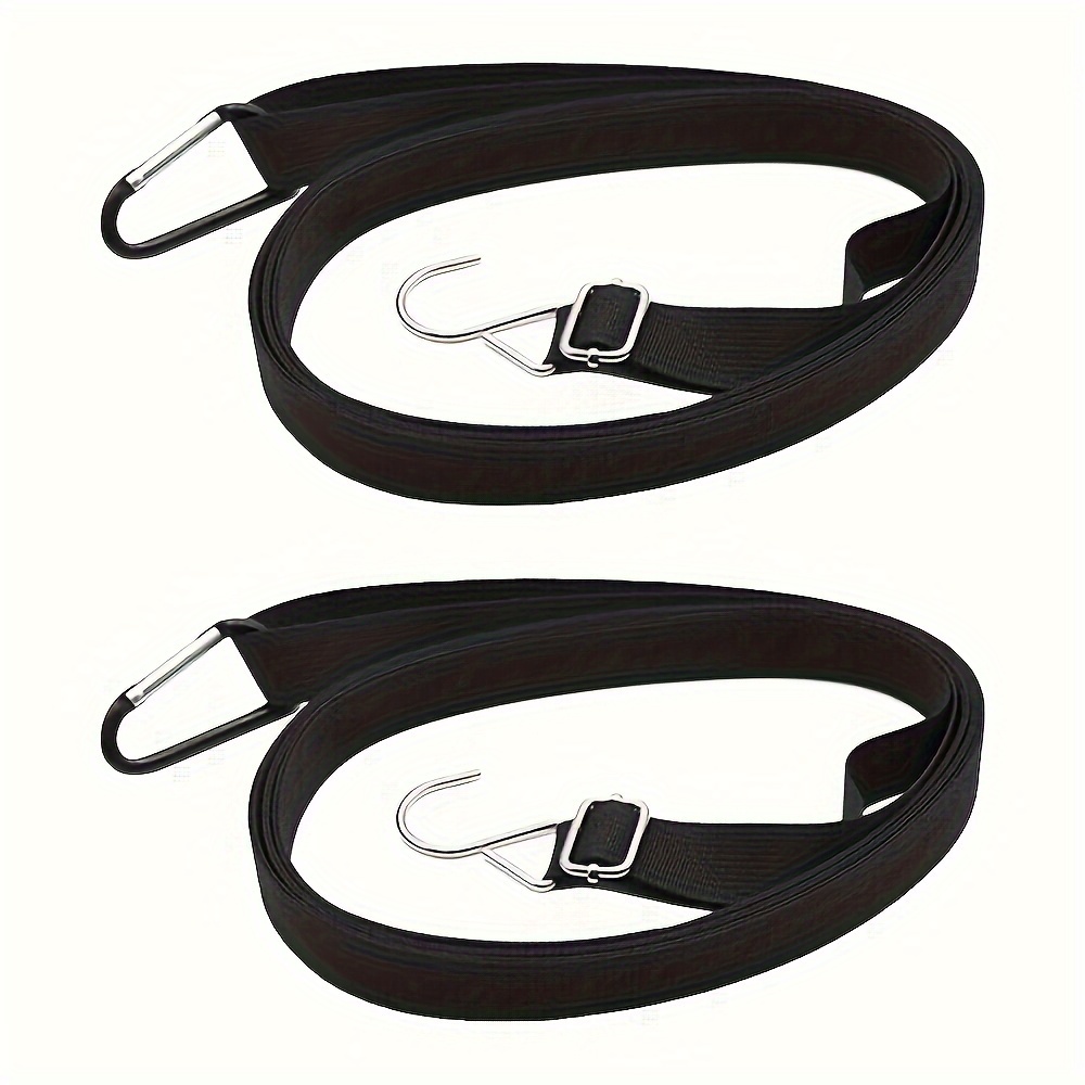 Image of 2pcs Car Cover Windproof Belt Nylon Adjustable Car Hood Safety Protection Belt Car Clothe Fix Belt Car Hood Windproof Rope