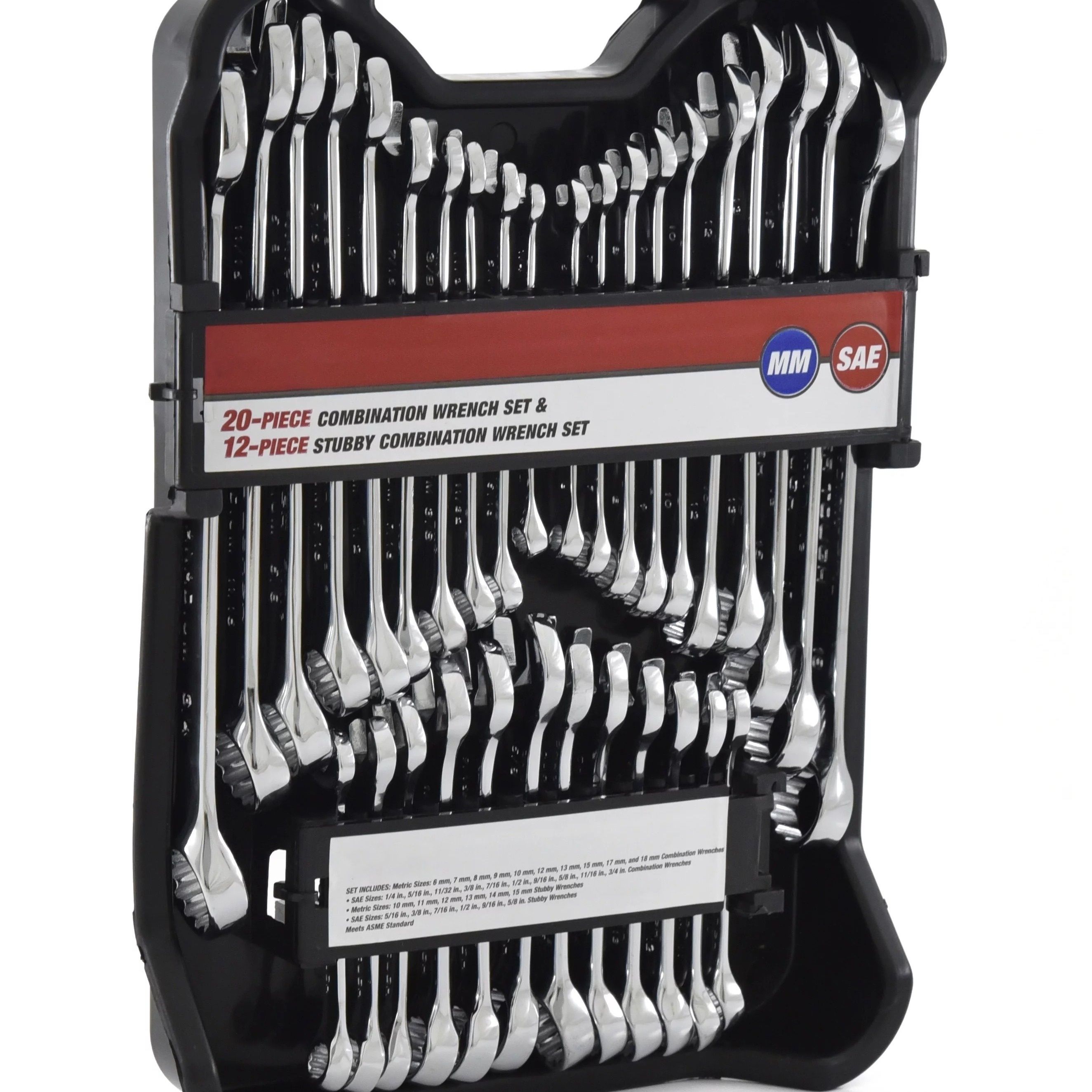 

32-piece Ultimate Combination Wrench Set - Comprehensive Metric And Sae, Standard And Wrenches For Maximum Versatility - Ideal For Professionals And Diy Enthusiasts