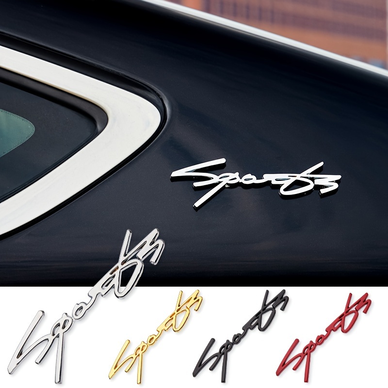 Badge Emblème V8 Kompressor Mercedes AMG - Lettres Chrome/Mat Noir/Brillant | Autocollant Voiture 280x25mm Pour Classe V W639