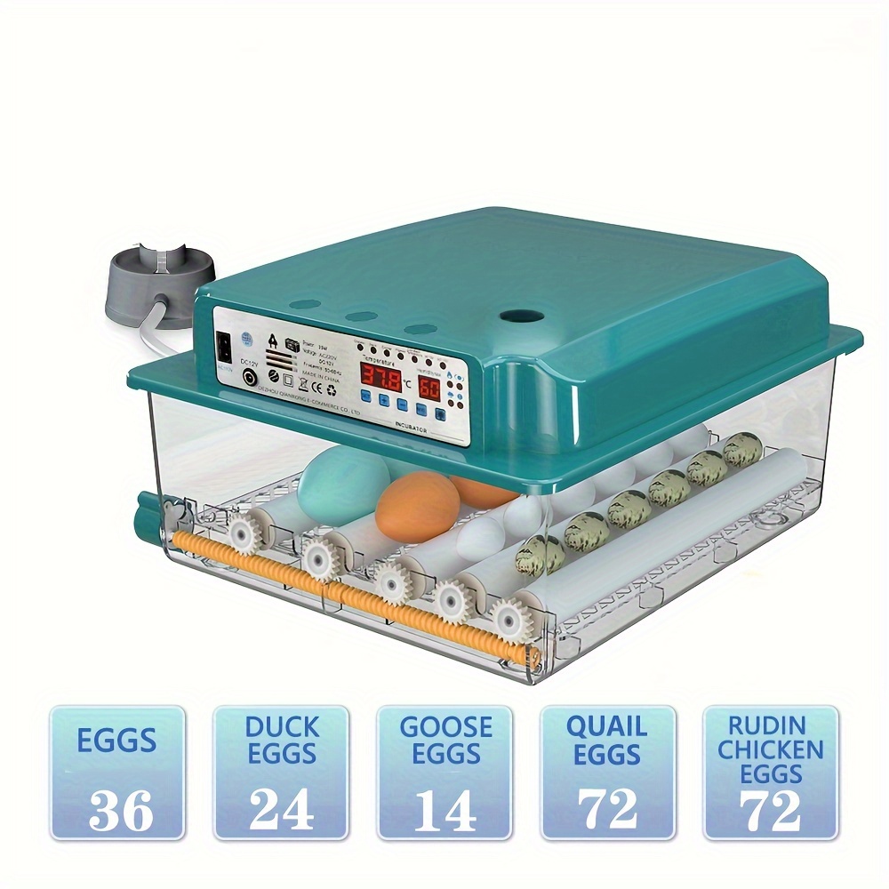 1pc 36pcs egg fully automatic incubator with automatic water replenishment automatic temperature control automatic flipping eggs cold lighting eggs function can be adjusted according to the size of the egg tray details 2