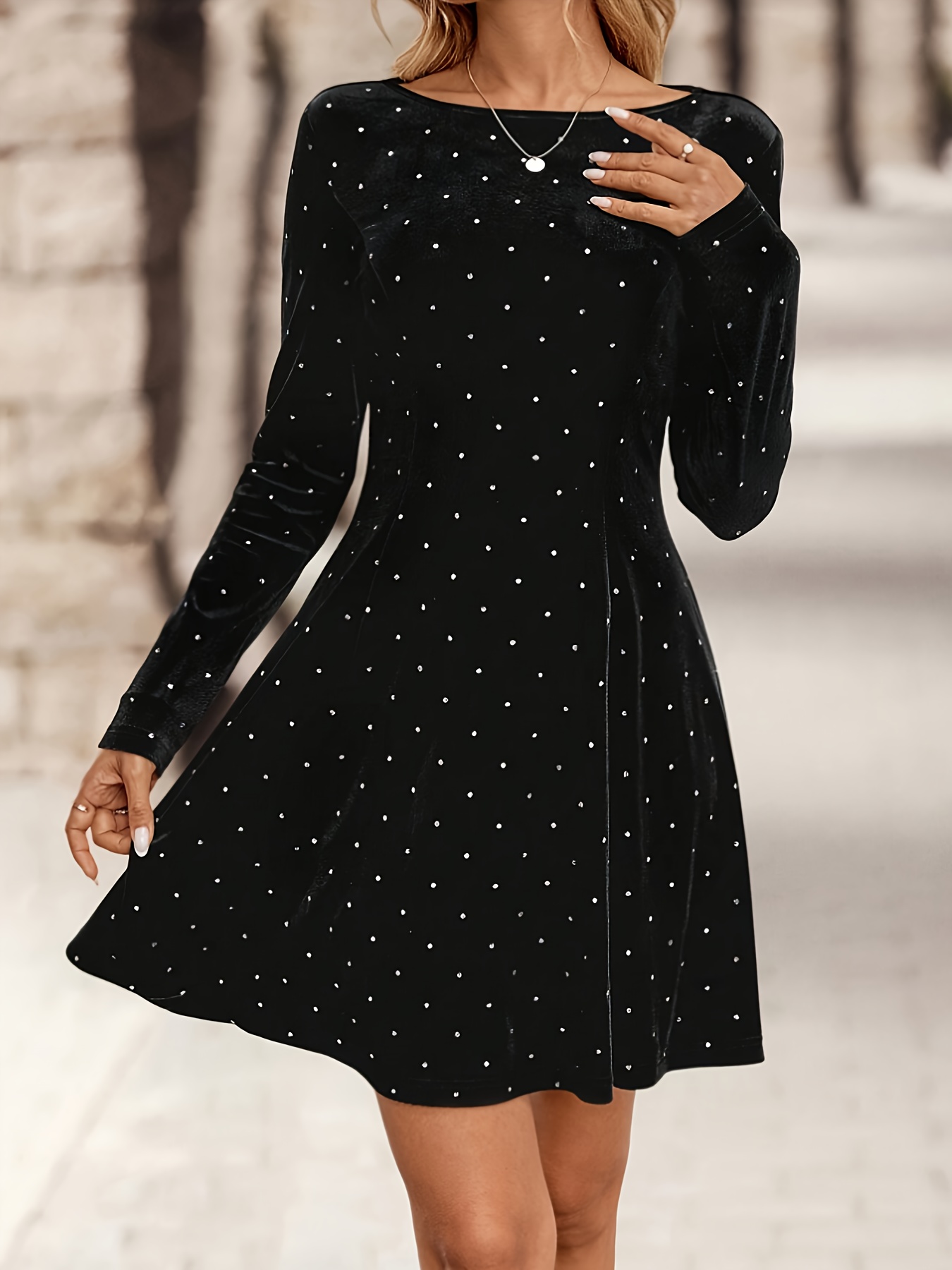 green emerald velvet dress Merlin Long Sleeve Bodycon Knee Length Dress White Selfie Leslie