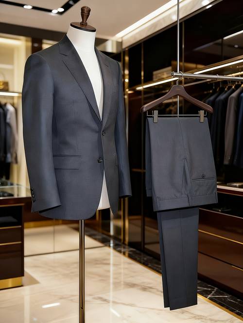 mens 2pcs suit two button lapel adult male simple comfortable classic mature suit office work suit elite high end suit casual professional single breasted suit suitable for weddings best for man interviews