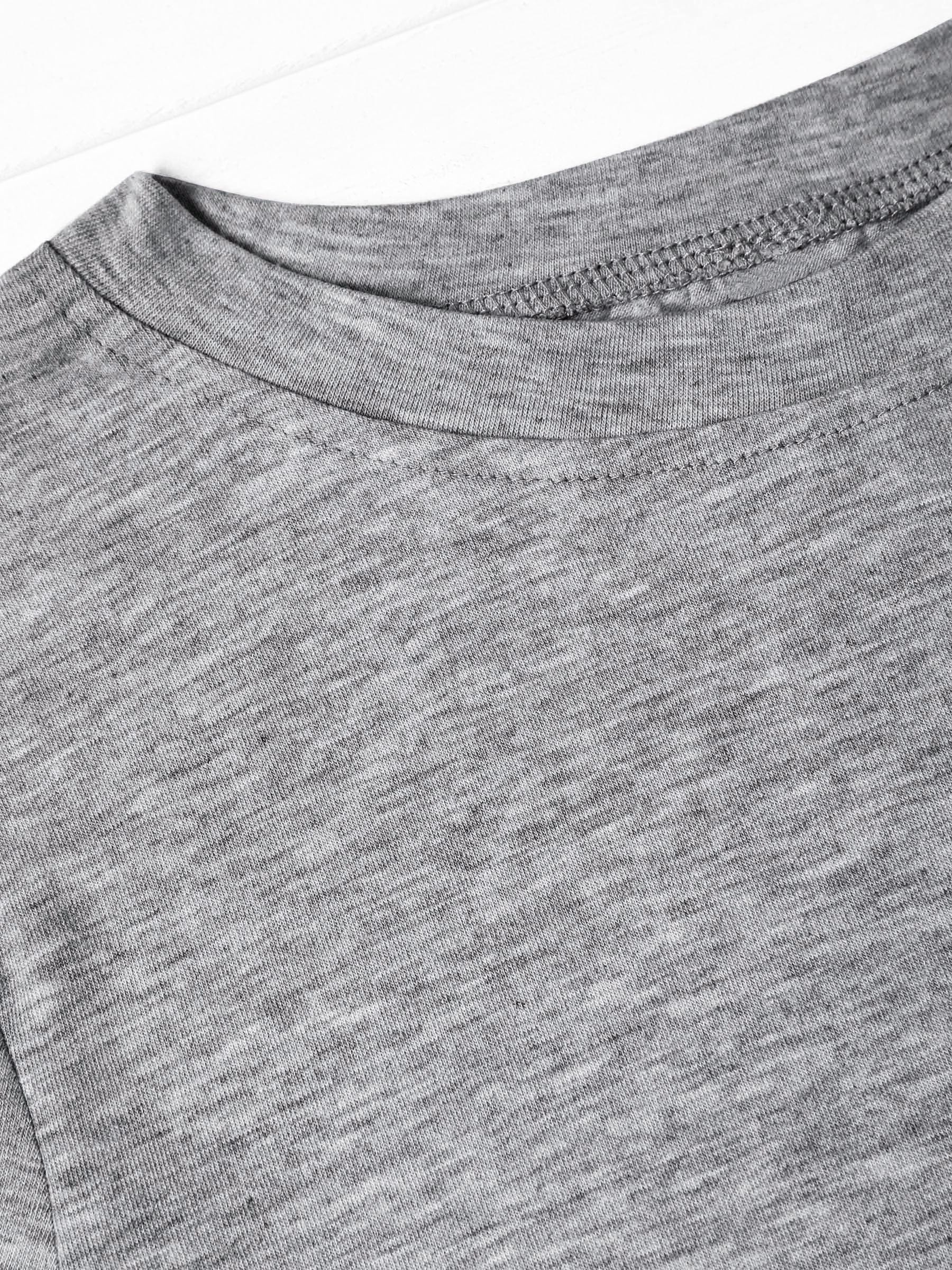 Solid Color Crew Neck T-Shirt, Casual Short Sleeve T-Shirt for Spring & Summer, Women's Clothing