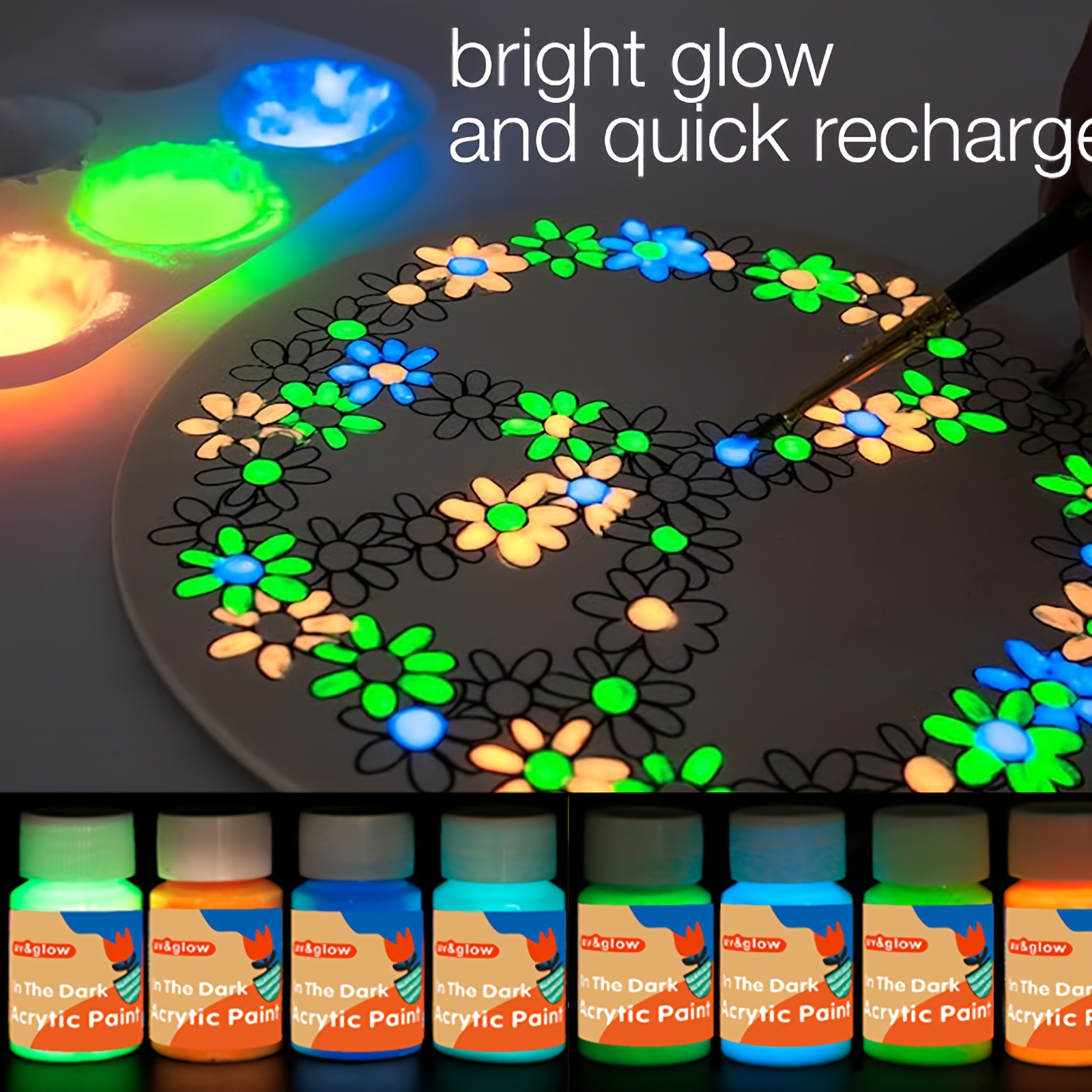 Leuchtende Sprühfarbe - Reflektierende Neon Farbe Für Sicherheit & Basteln