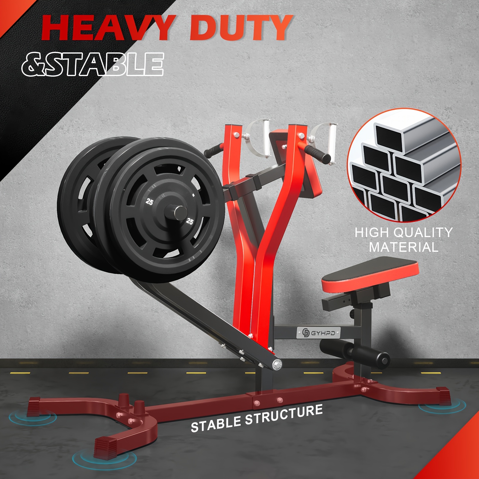 Plate Loaded Upper Back Row Seated Row Machine Back Chest