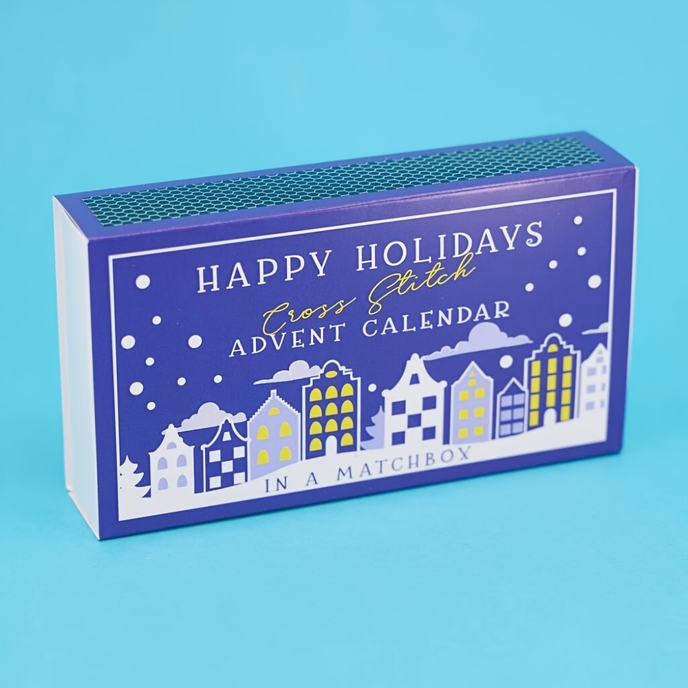 24 Days Of Advent, Christmas Advent Calendar Embroidery Kit