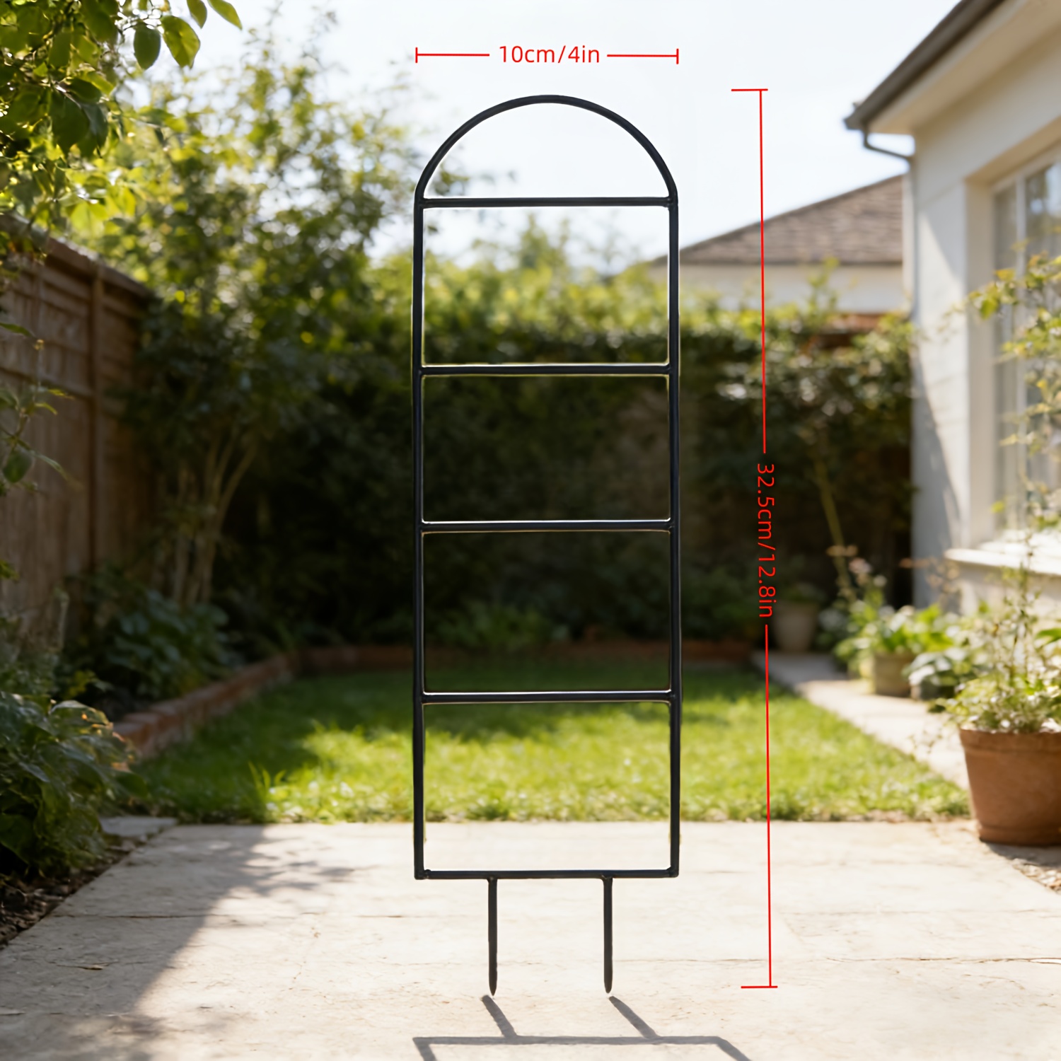 TEMU Trellis For Potted Plants, Stackable Small Indoor Plant Trellis For Potted Plants Outdoor, Metal Garden Trellis Plant Support Trellis With