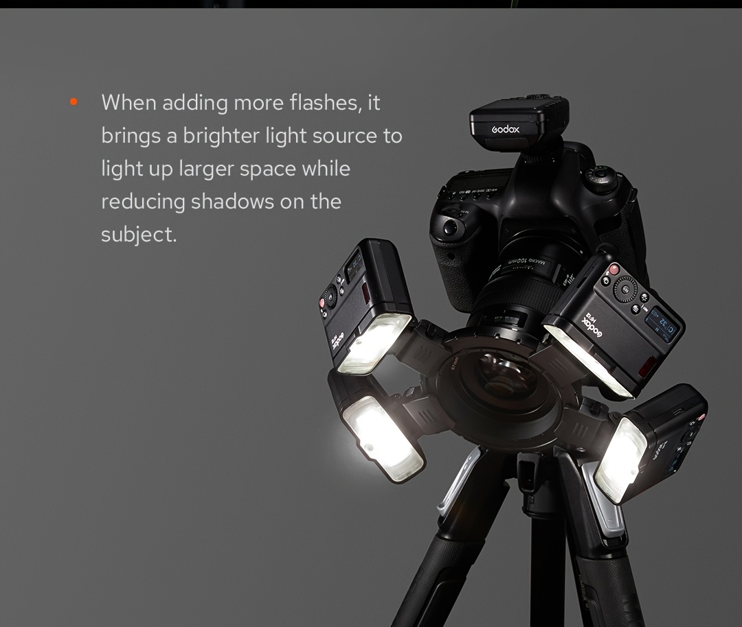 kit flash macro   mf12-  mf12-  a 2 luci ttl 2.4g wireless con batteria ricaricabile integrata,   portatile per fotografia macro di gioielli, cibo, insetti, compatibile con fotocamere dslr  , nikon, sony Dettagli dell'articolo 6