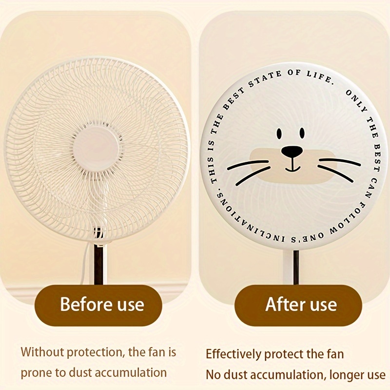 современный чехол для вентилятора с изображением кота из водонепроницаемой ткани, универсального размера, подходит для вентиляторов на полу в доме, офисе, кухне, защищает от пыли, стирается вручную, дополнительное аксессуар для хранения вентилятора вне сезона. Подробности 1.