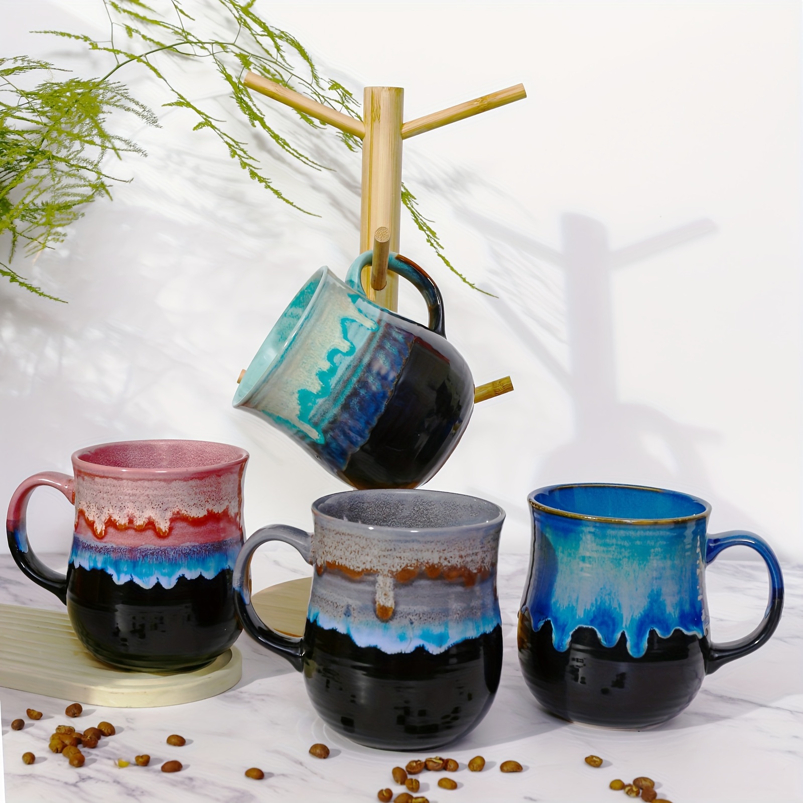1pc large ceramic coffee mug 21oz 600ml oversized mug office - Temu Kuwait