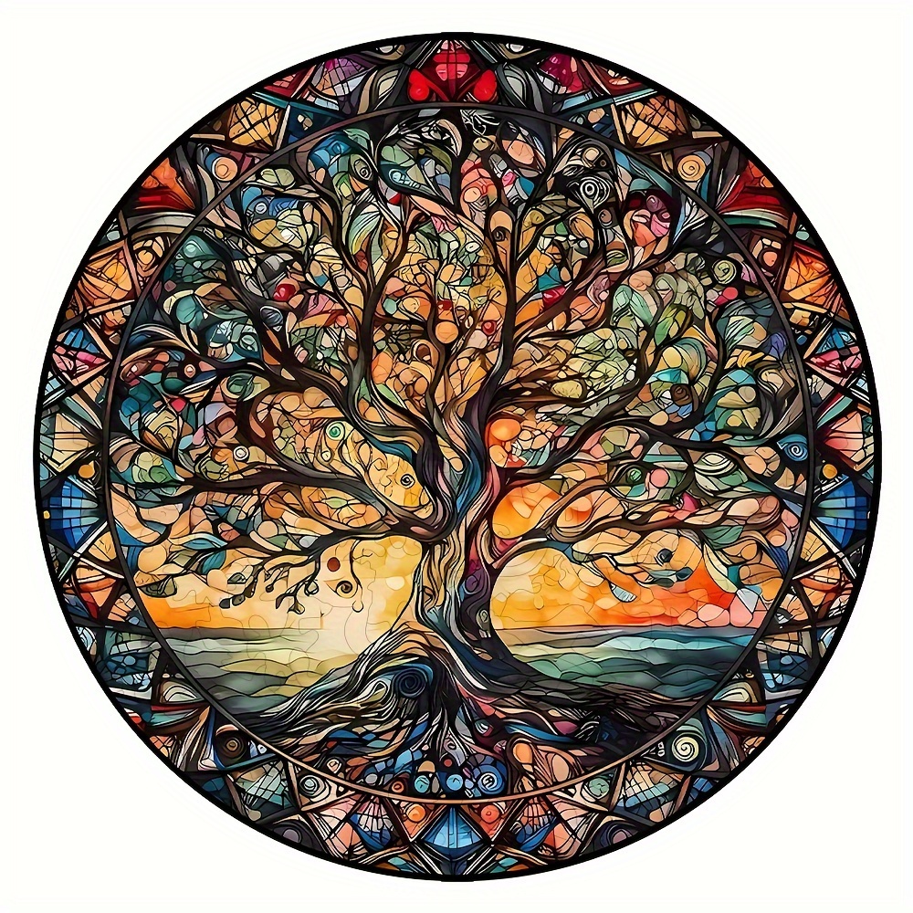 

Colorful Tree Of Life Boxed Puzzle Is Suitable For High-difficulty , Suitable For Company Gatherings Gatherings.