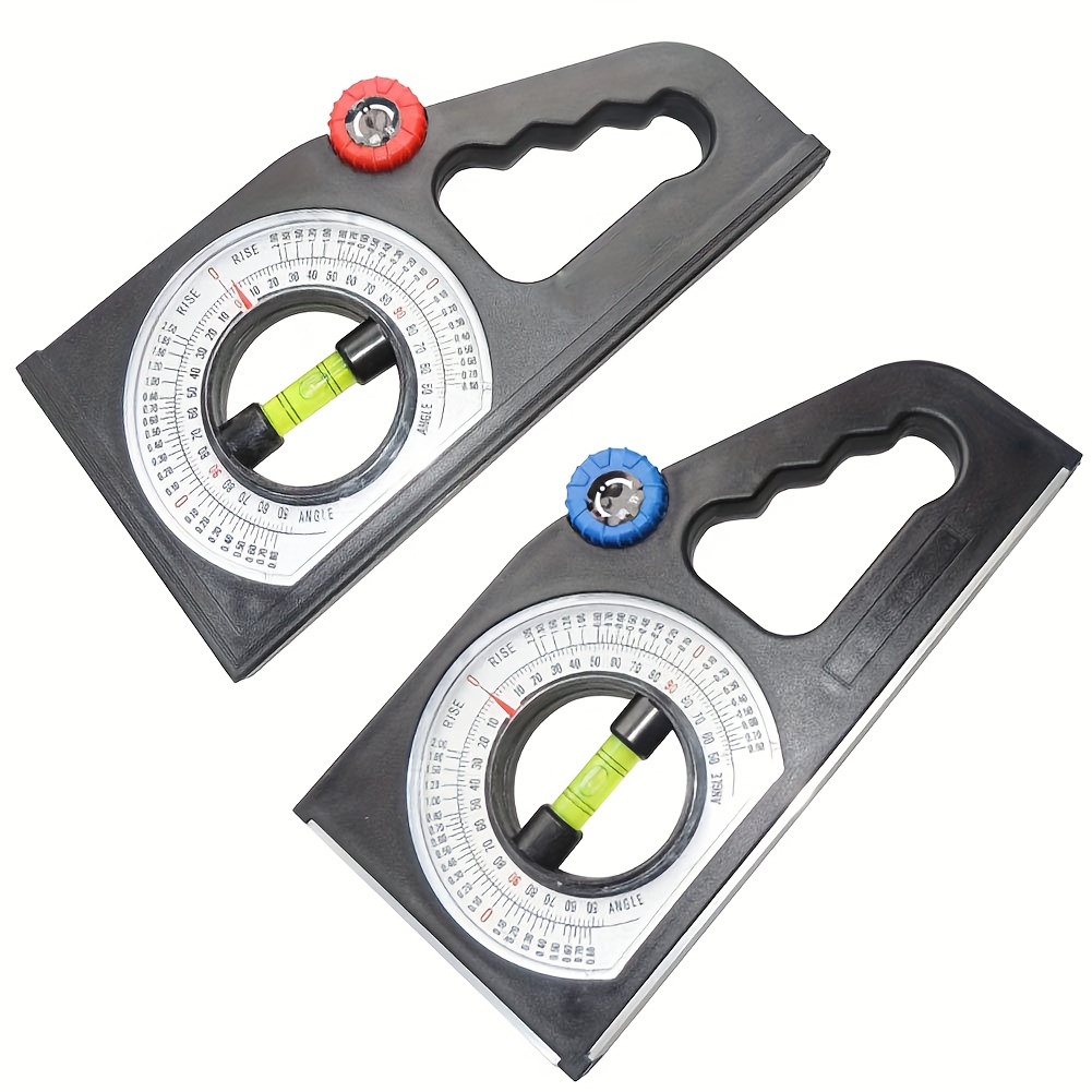 

Engineering Inclinometer For Masonry And Woodworking - Acrylic Measuring Ruler With Level, Industrial And Use