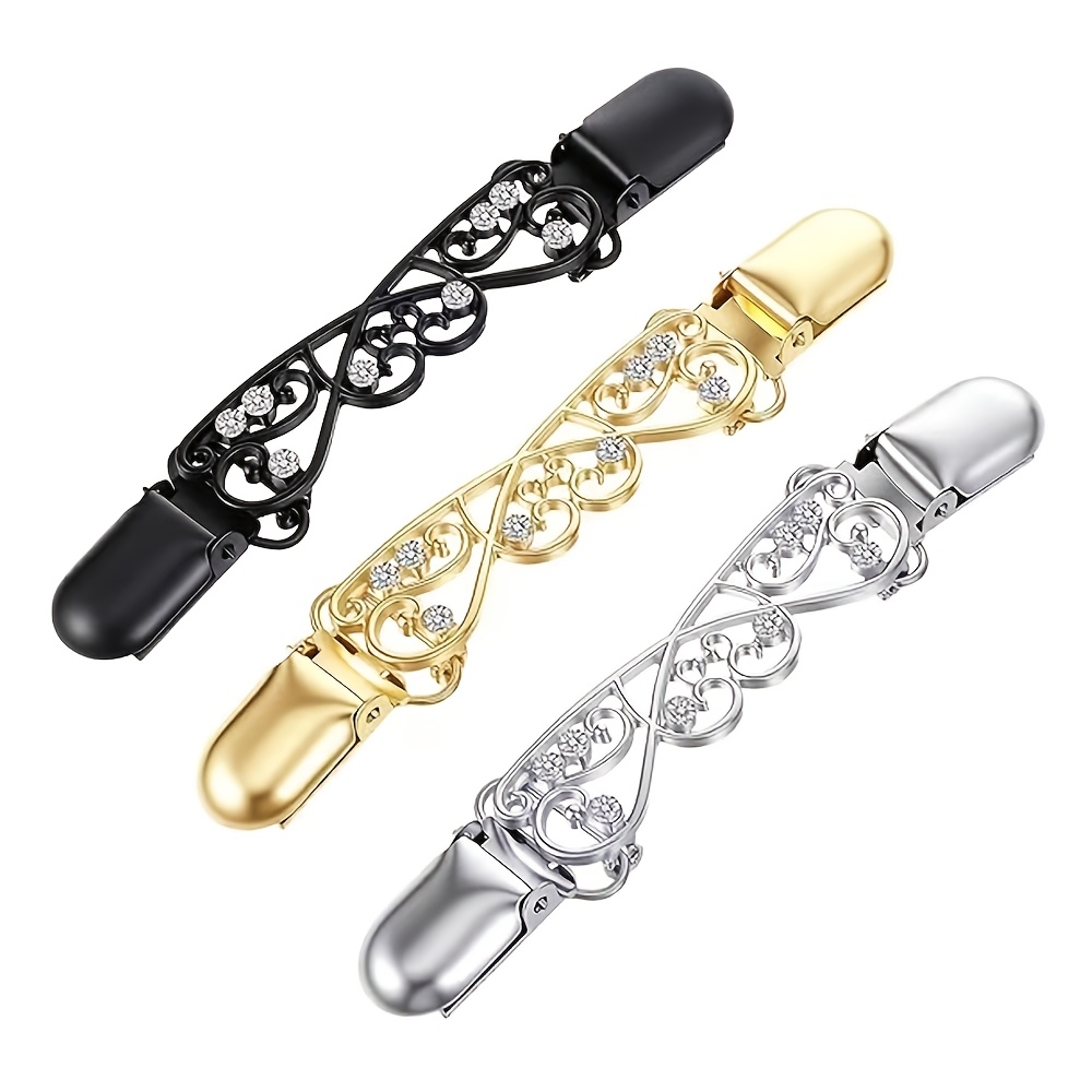 TEMU Lot de 3 pinces cintrantes pour taille pour homme et femme, serre-dos pour robe et attaches pour cardigan, pull et chemise