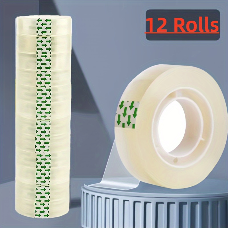 Small Invisible Transparent Adhesive Tape Width - Temu