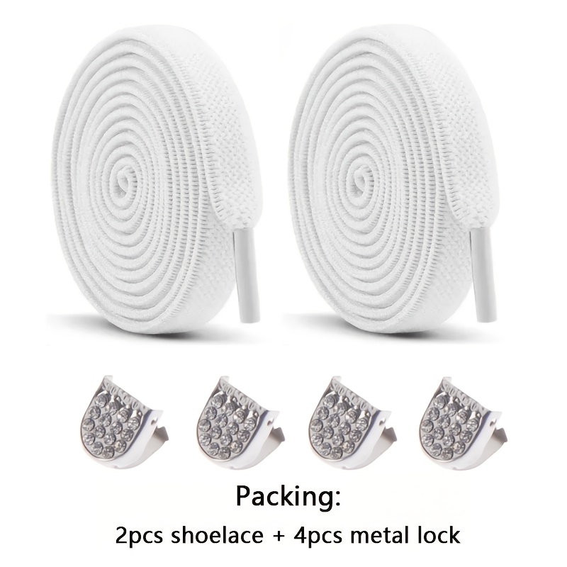 Elastic Shoelaces For Sneakers That Don't Tying, Designed For Adults With A