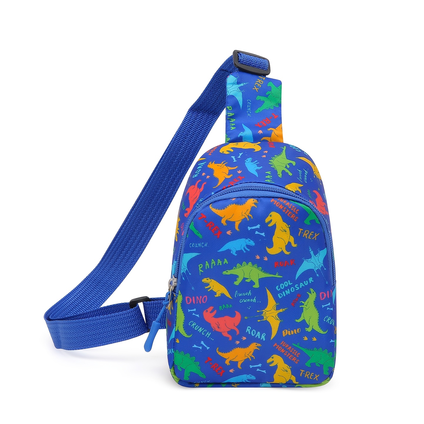 TEMU Dinosaur Cartoon Chest Bag, Lightweight Crossbody Pouch, Outing Single Shoulder Small Bag