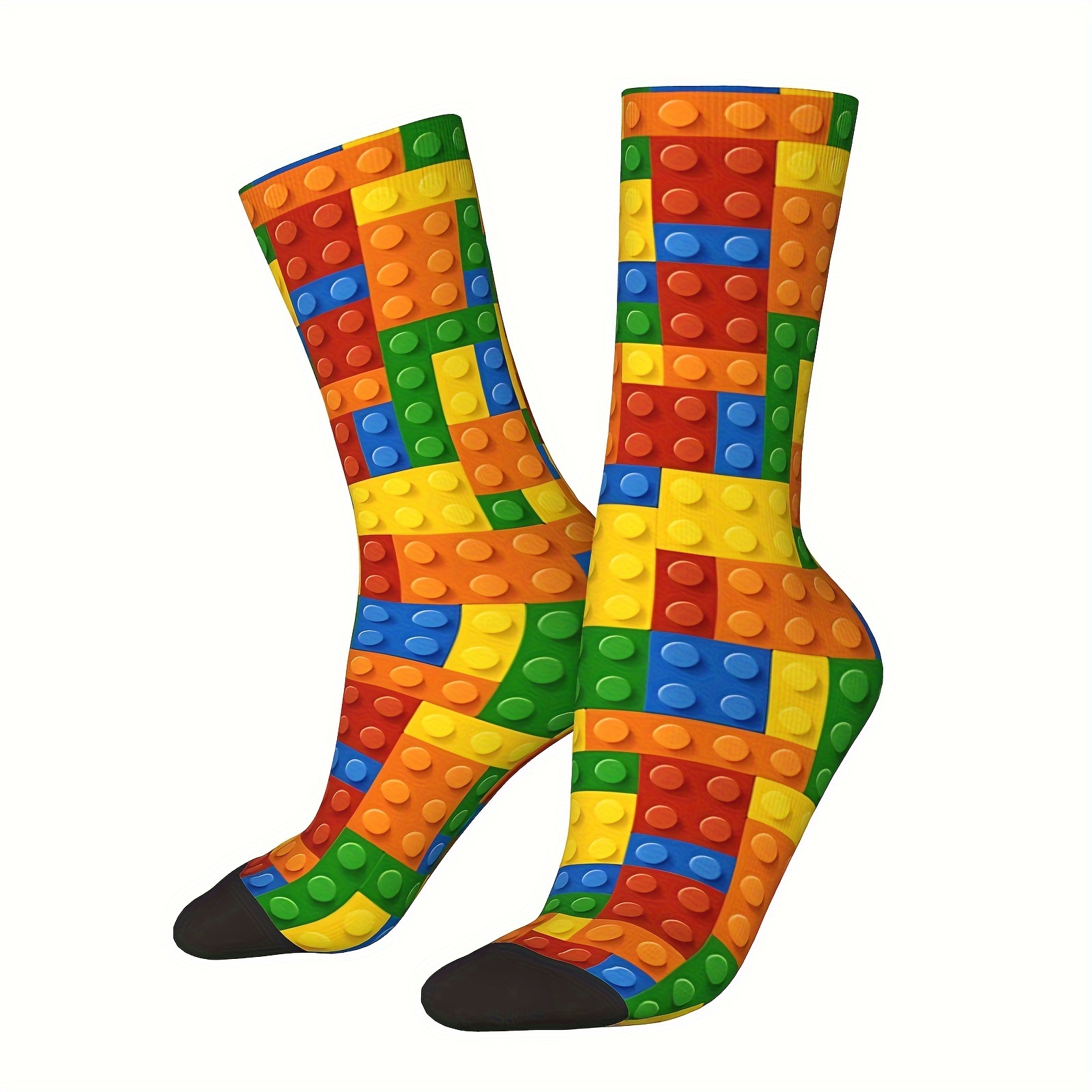 

Men's Novelty Socks - Breathable, Fit With Elastane & Polyester , Machine Washable