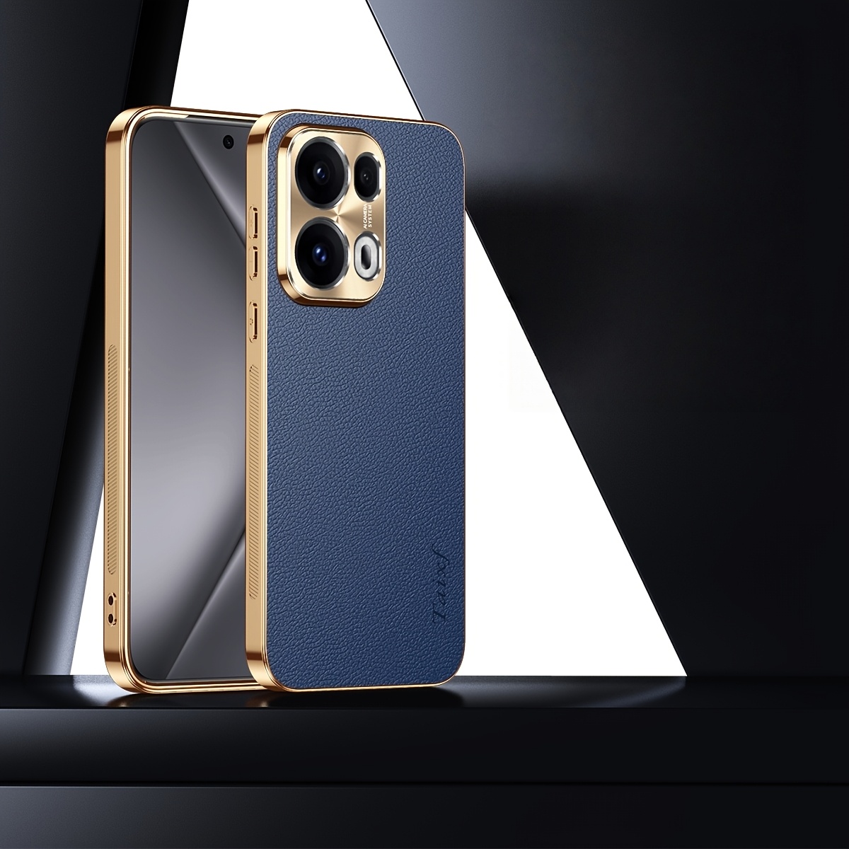 TEMU Phone Case: Suitable For Oppo Reno 13/reno 13 Pro New Electroplated Lychee Pattern Style Gorgeous Appearance, Non-slip And Fingerprint-proof