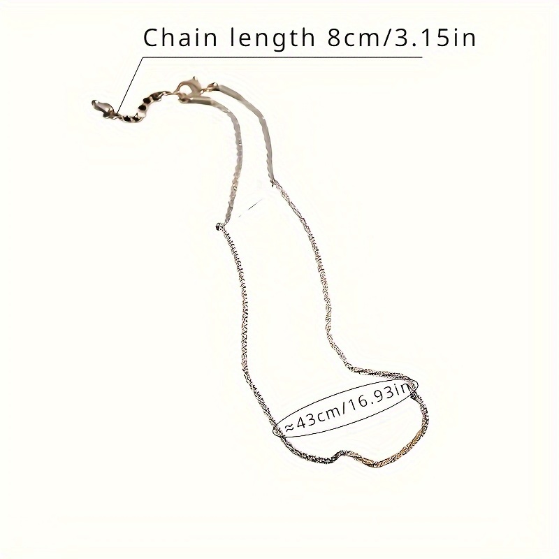 2pc 925 Freshwater Pearl Necklace with Detachable Chain