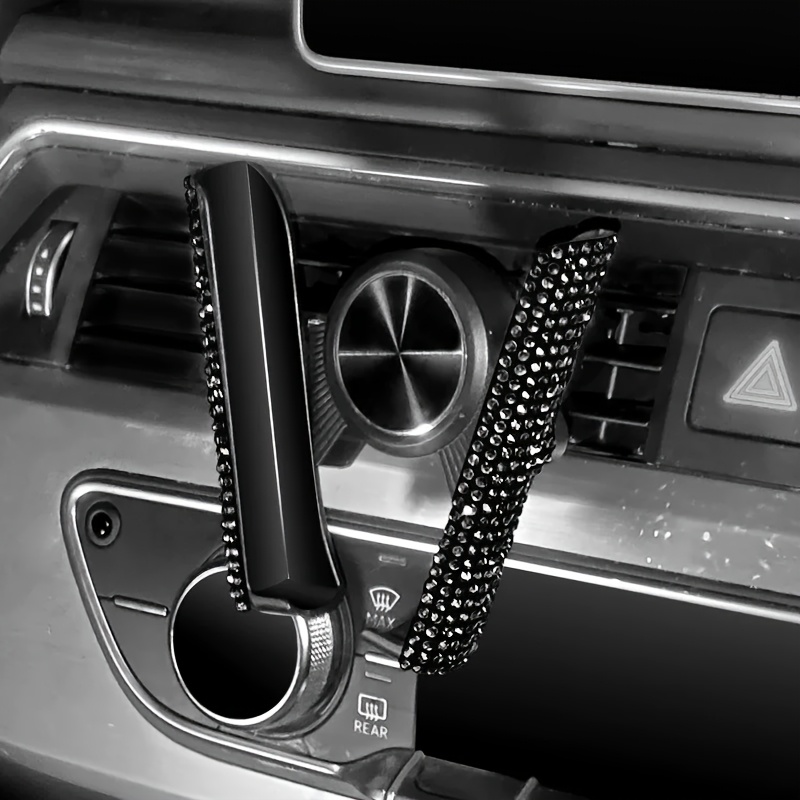 E-shop Verbesserter Diamantbesetzter Auto-Halter für Navigationsgeräte, Süßer Multifunktionaler Lüftungsschlitz-Klemmhalter