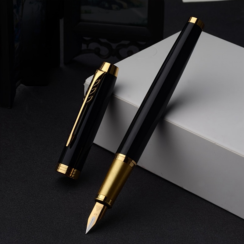 

Premium Metal With 0.38mm Titanium Nib - Fine Point, Snap Cap Closure For Business & Academic Writing, Hard Pen,