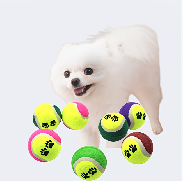 Chew Toys Plush Squeaky Dog Balls 1pc Durable Squeaky Dog Chew Toy