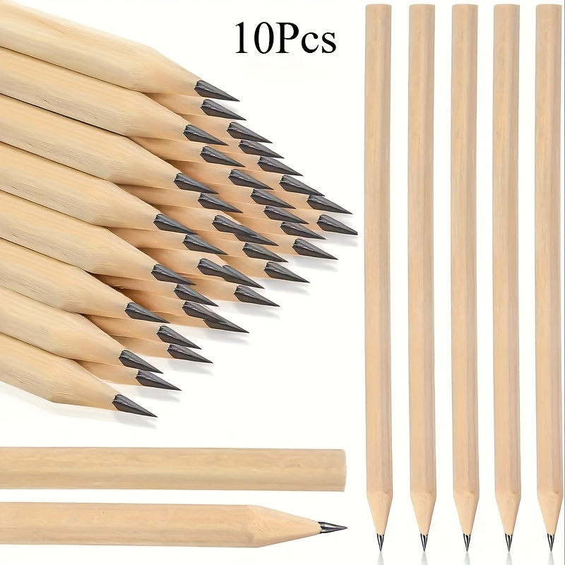 10/30/50 Hb Wooden Pencils - Smooth Writing Sketch Pencils With An Easy Hexagonal Grip, Ideal For Drawing, Resistant To Breakage Or Deformation, Suitable For Artists, Home, And Office Use.