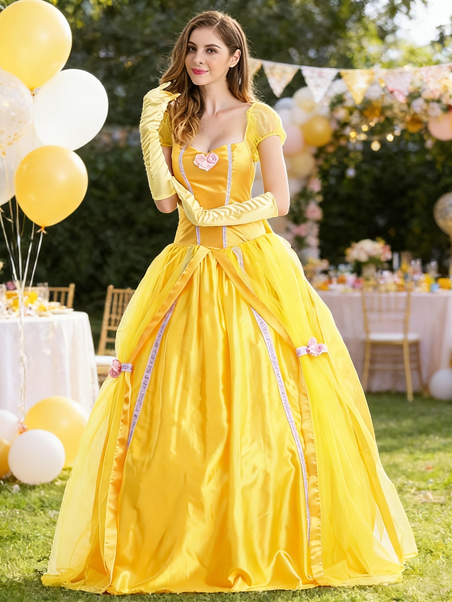 costume yellow sold on Temu United States