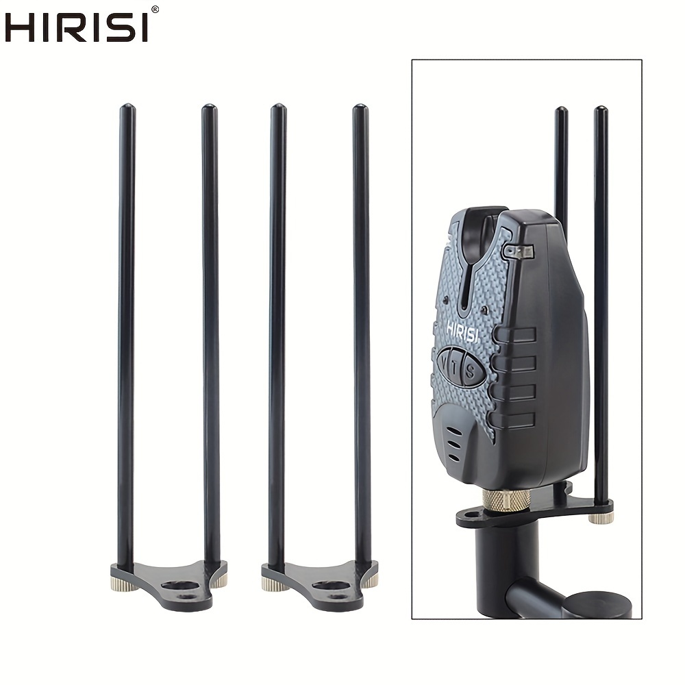 

Hirisi 3pcs Carp Fishing Bars Ears Aluminium Alloy For Bite Alarms Windproof Anti Falling Bar Fishing Tackle