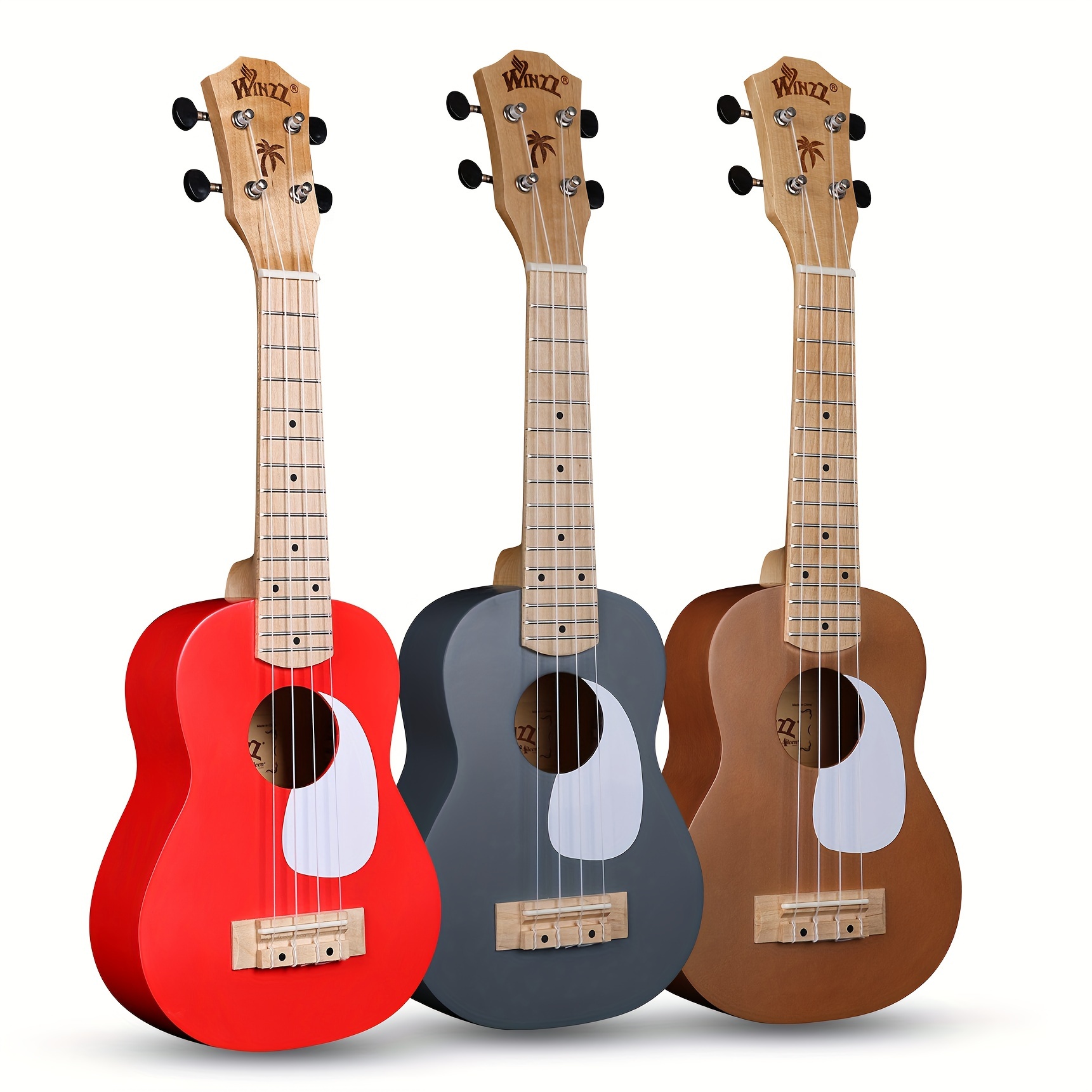 

Tg-u2 21 Inch Soprano Ukulele Pack Bundle W/free Lessons, Padded Bag, Tuner, Strap, Capo, 3*picks