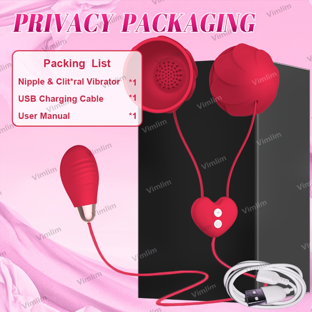 app control vibrating nipple toy female   toys, rose   toy per stimulation del   del   con 9 modalità di  , morsetto di punte della vita in silicone   vibratore   adulto   toys per donne coppie Dettagli dell'articolo 8