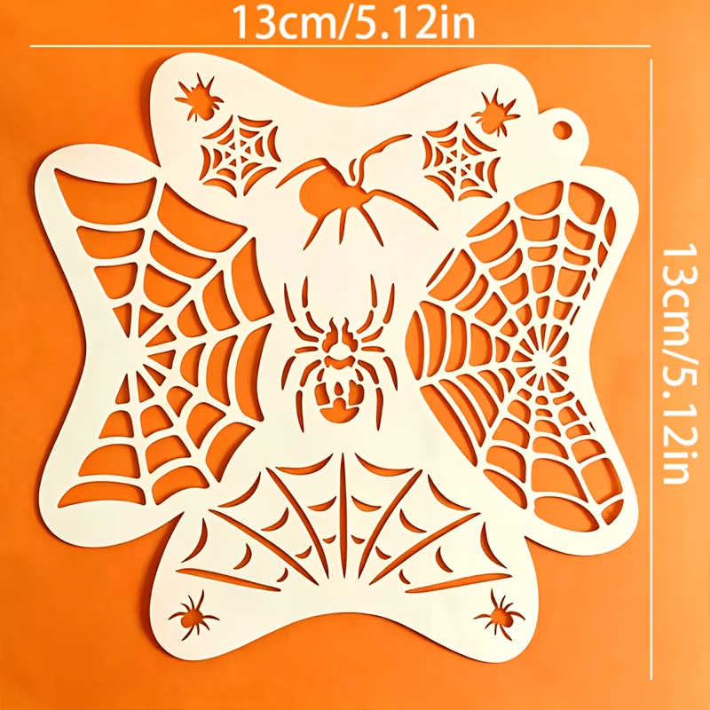 TEMU 1pc Halloween Stage Makeup Face Painting Templates - Reusable Painting Templates, Hand-painting Templates, Perfect Gift For Masquerade, Suitable