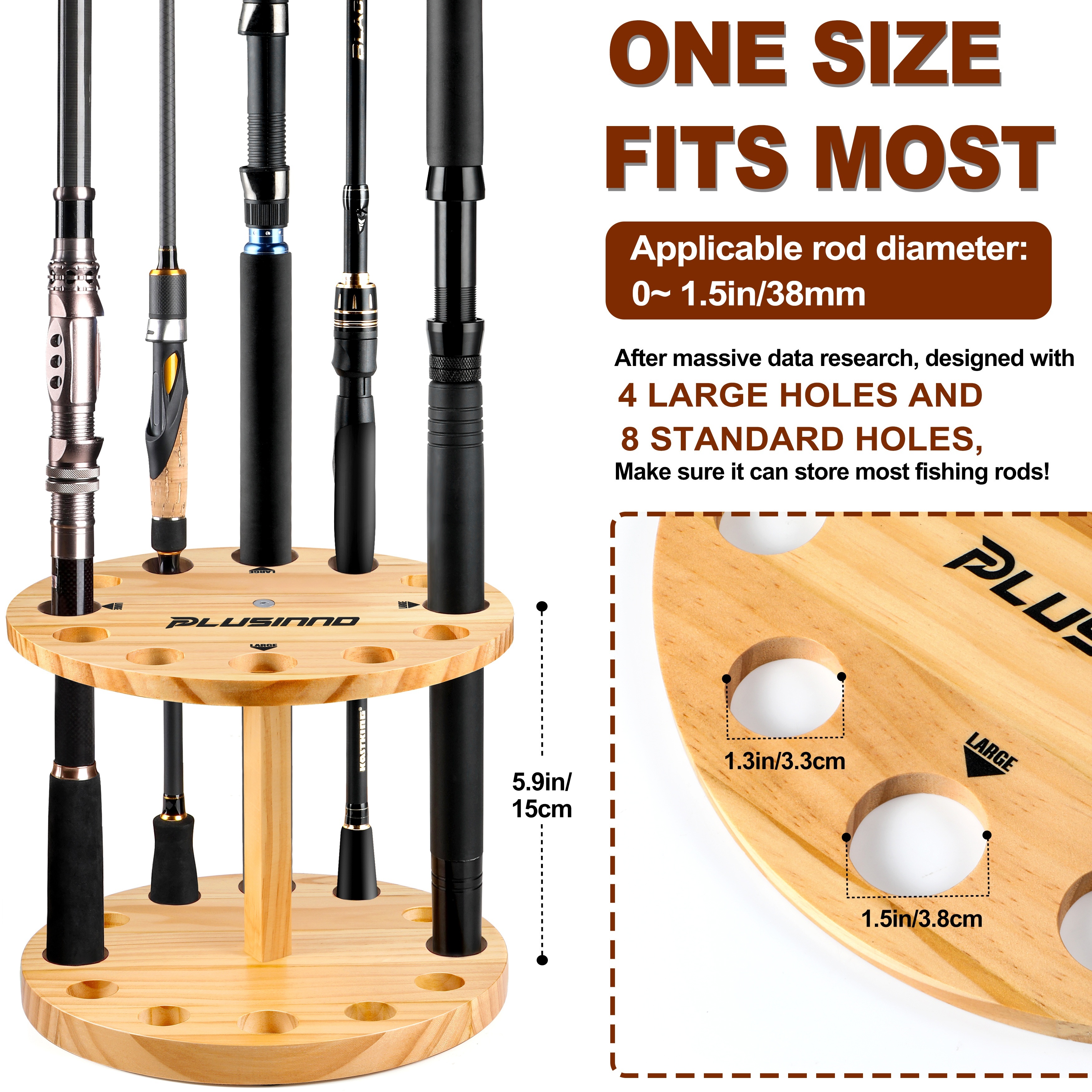 7'6 in bait baitcasting rod Cajun Rods Valor 903 Cast Full Grip main image 0