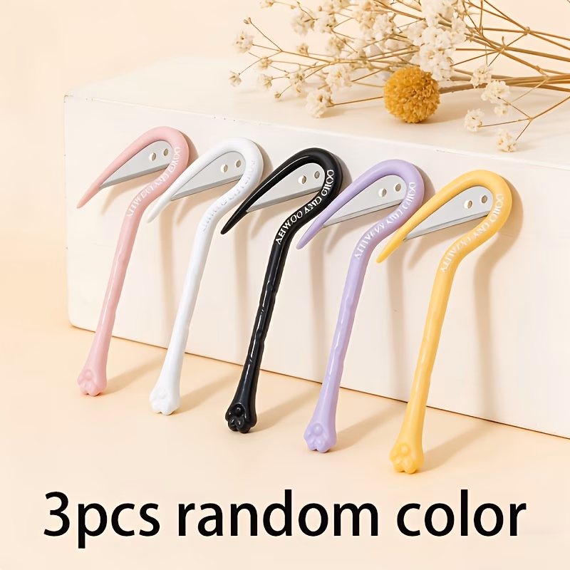 3pcs set of random color pet detangling combs grooming brushes specifically for dogs and cats effective long haired coat detangling brush removes mats and dead knots universal pet grooming tool Product details 1