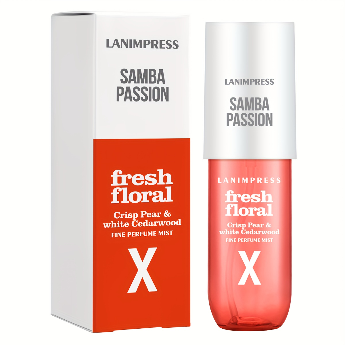 TEMU 1x Passion Body Mist, 3.0fl. oz - Moisturizing Perfume Spray With & Notes, Paraben-free Liquid Fragrance For Women, Ideal For Travel & Casual Attire, Perfume Travel Refillable