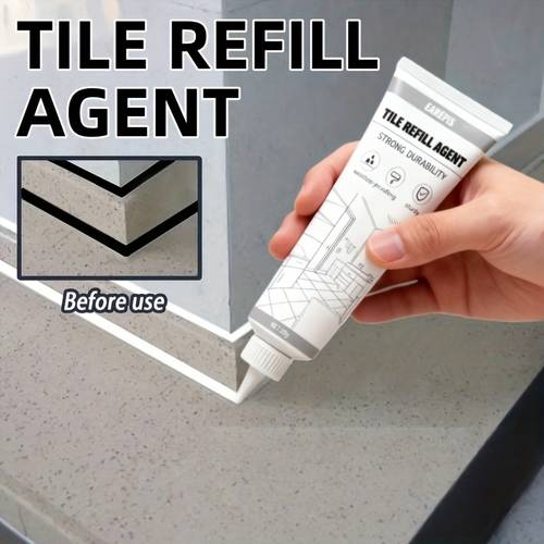 rejunte para azulejos - rejunte - preenchimento para azulejos - impermeável - rejunte para azulejos, adesivo impermeável, adequado para pisos, paredes e bancadas - universal de preenchimento para diversas aplicações