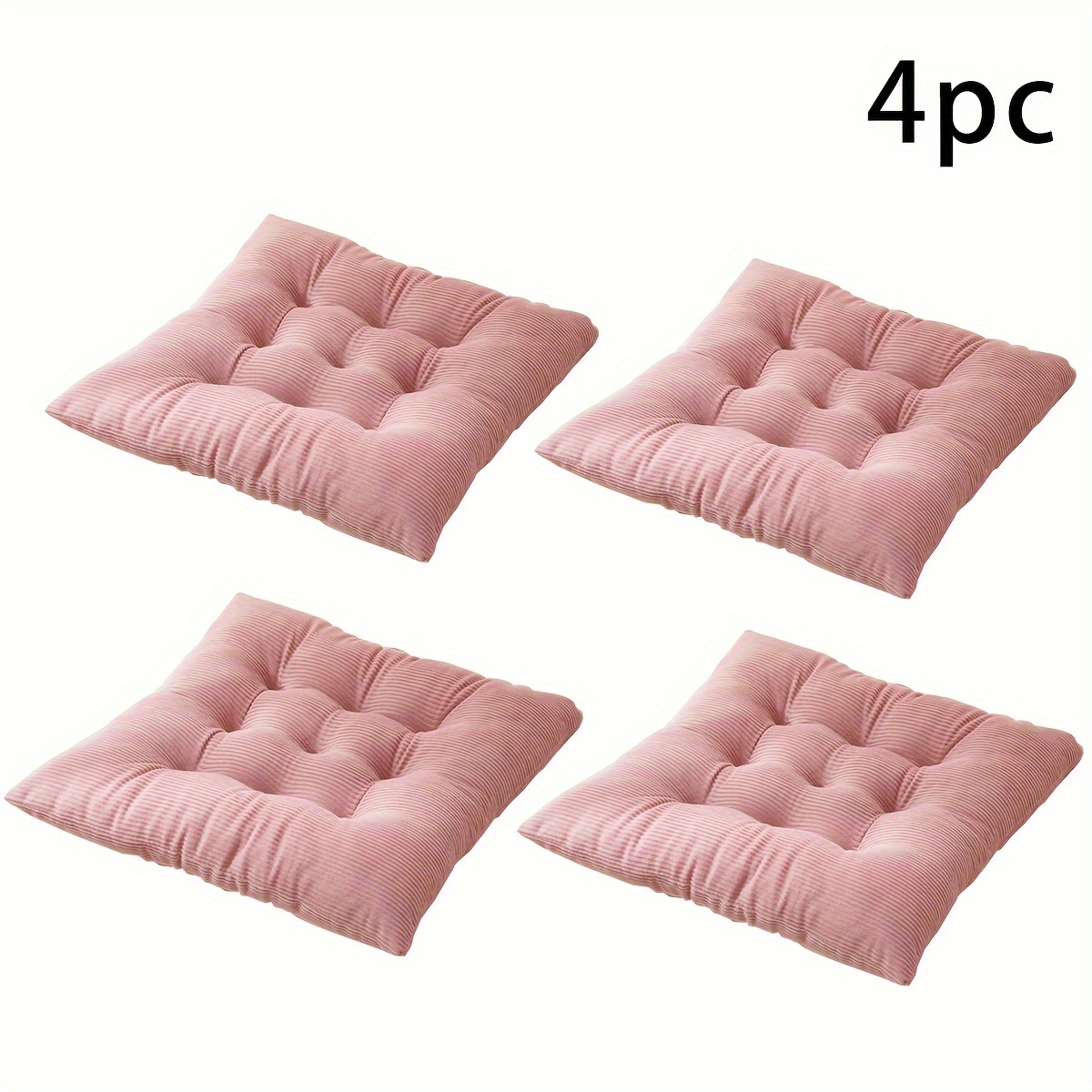 4 Pezzi Cuscini Sedie Cucina Decorazioni Per La Casa Imbottitura Cuscino Per Sedia Da Pranzo Con Lacci - Cuscino Per Sedia Sedile Antiscivolo Con Schienale In Gomma Antiscivolo