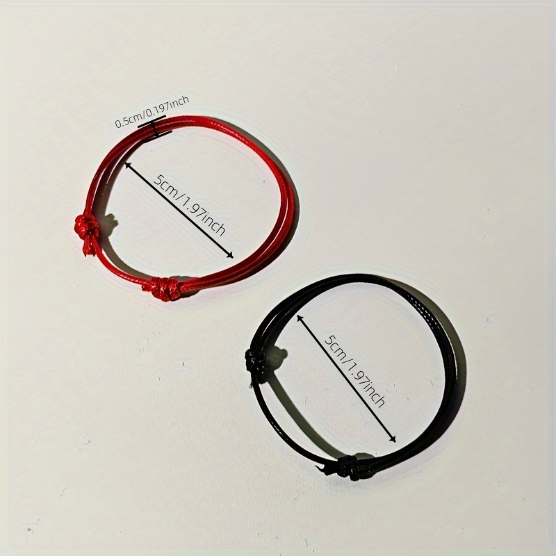 2pcs Easy Lucky Adjustable Women Anklet Set